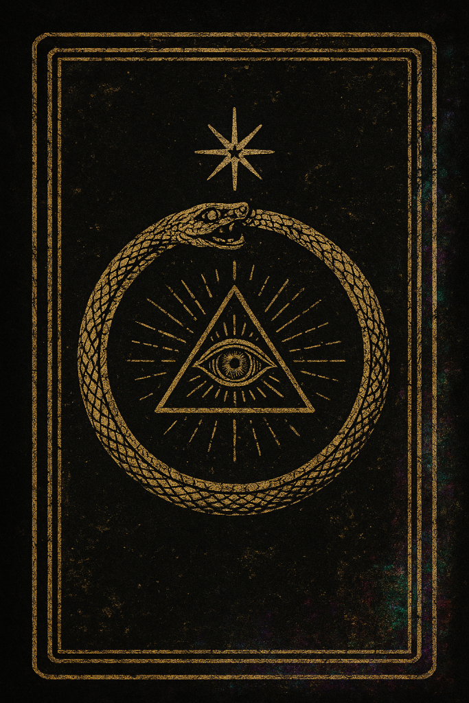 Distressed Tarot with Ouroboros and Eye(1)